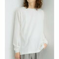 【WHITE】クルーネックロングTシャツ A