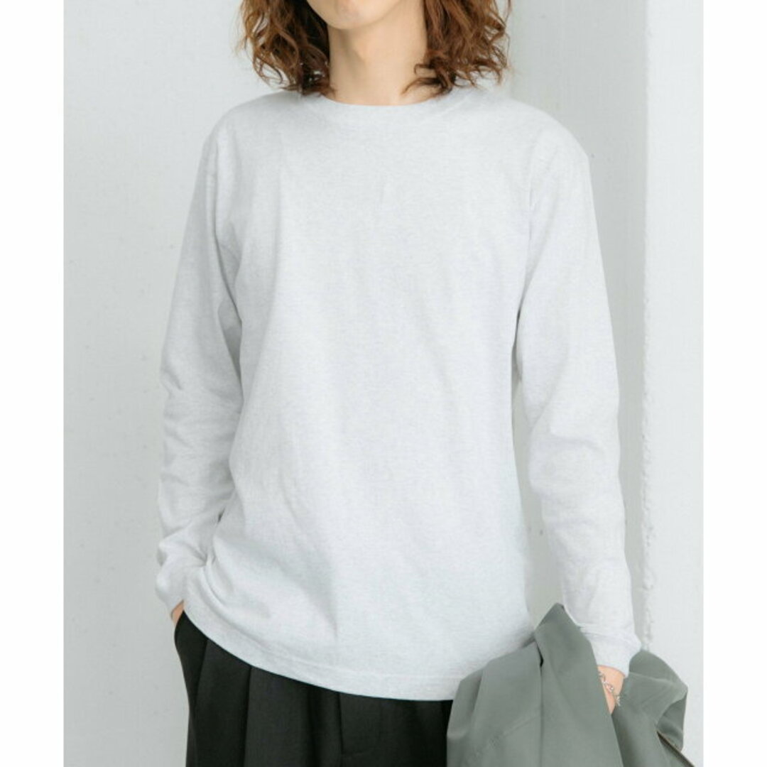 SENSE OF PLACE by URBAN RESEARCH(センスオブプレイスバイアーバンリサーチ)の【L.GRAY】クルーネックロングTシャツ A メンズのトップス(Tシャツ/カットソー(半袖/袖なし))の商品写真