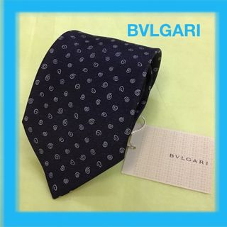 ブルガリ(BVLGARI)のBVLGARI渦巻き模様柄ネクタイ　KB2375(ネクタイ)