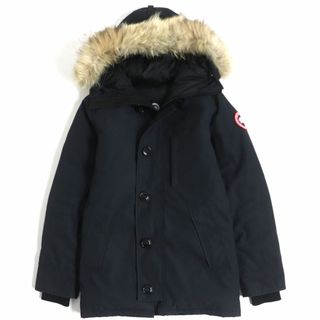 カナダグース(CANADA GOOSE)の良品▼カナダグース 3426MA CHATEAU PARKA FF ファー・フード付き WZIP シャトゥパーカー/ダウンジャケット 紺 XS メンズ カナダ製 正規品　p11-st30328-203(ダウンジャケット)