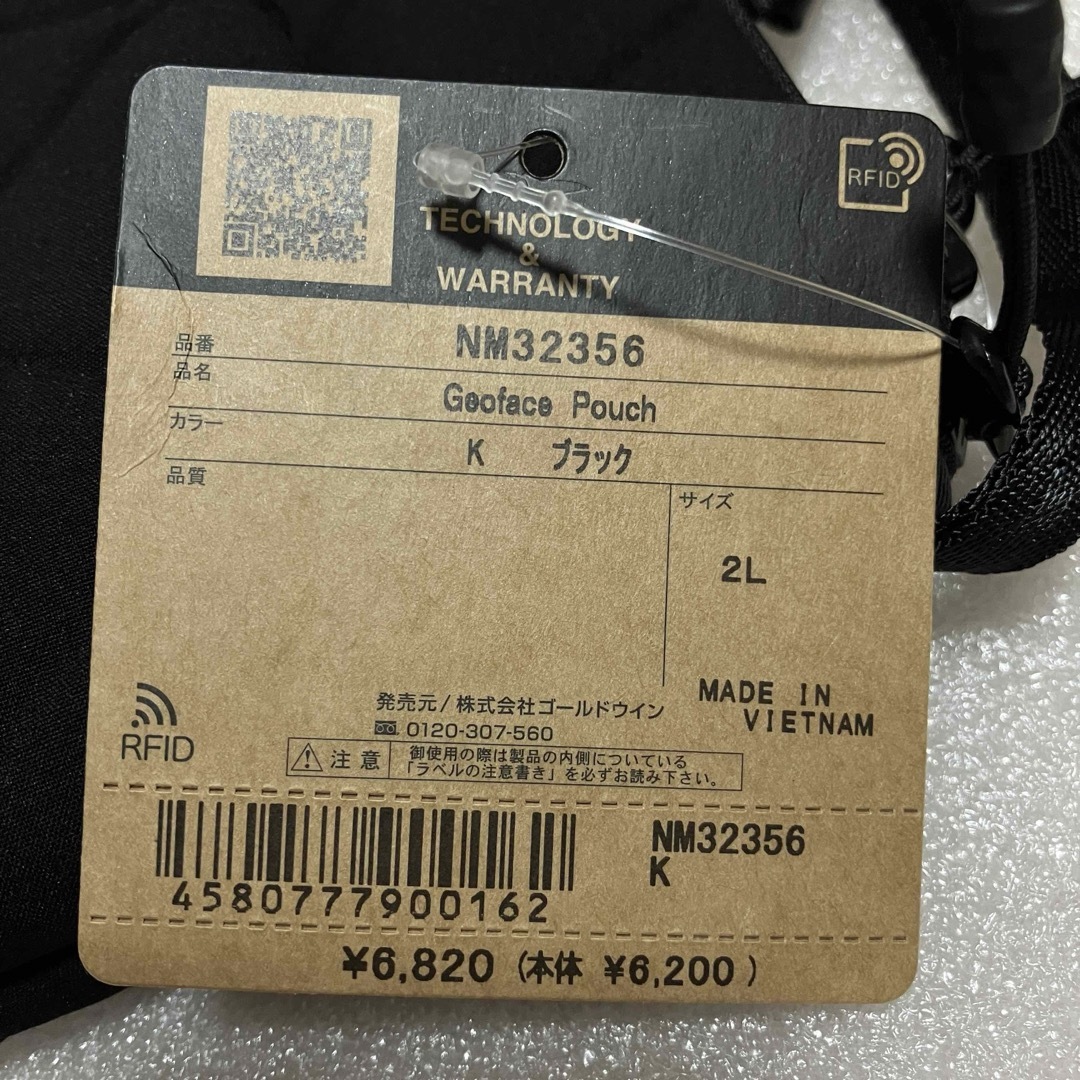 THE NORTH FACE(ザノースフェイス)のノースフェイス　ジオフェイスポーチ NM32356 K レディースのバッグ(ショルダーバッグ)の商品写真