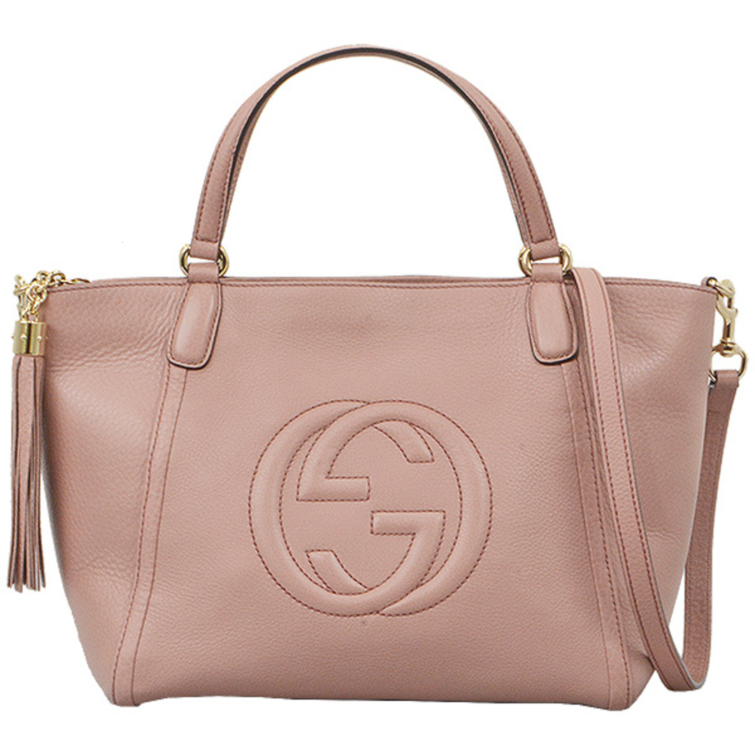 Gucci(グッチ)のグッチ ソーホー インターロッキングG フリンジ 2WAYハンド 369176 レディースのバッグ(ハンドバッグ)の商品写真