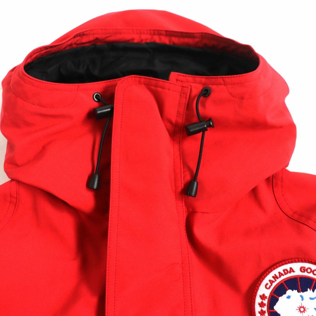 CANADA GOOSE(カナダグース)の極美品▼カナダグース×ジャンヤワタナベ 4181MJW ロゴワッペン付き ジップパーカー/マウンテンパーカー 赤 S/P メンズ カナダ製 正規品 メンズのジャケット/アウター(マウンテンパーカー)の商品写真