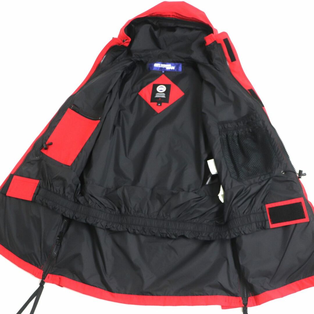 CANADA GOOSE(カナダグース)の極美品▼カナダグース×ジャンヤワタナベ 4181MJW ロゴワッペン付き ジップパーカー/マウンテンパーカー 赤 S/P メンズ カナダ製 正規品 メンズのジャケット/アウター(マウンテンパーカー)の商品写真