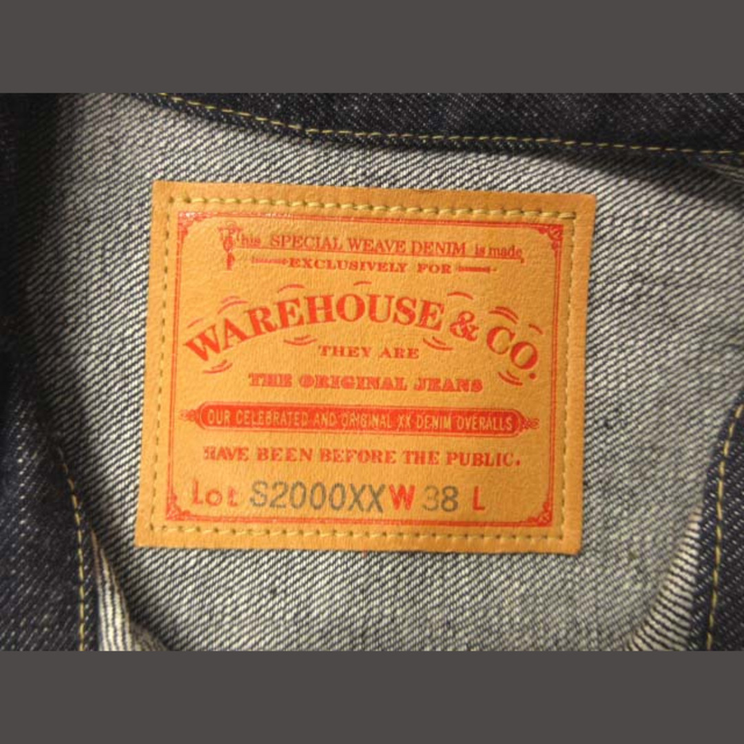 WAREHOUSE(ウエアハウス)のウエアハウス S2000XX 1st 大戦モデル デニムジャケット 38 メンズのジャケット/アウター(Gジャン/デニムジャケット)の商品写真