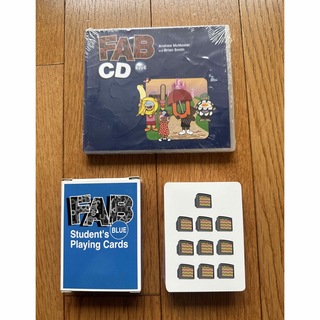シェーン　英会話　ブルー　FAB　フラッシュカード　と CD のセット(知育玩具)