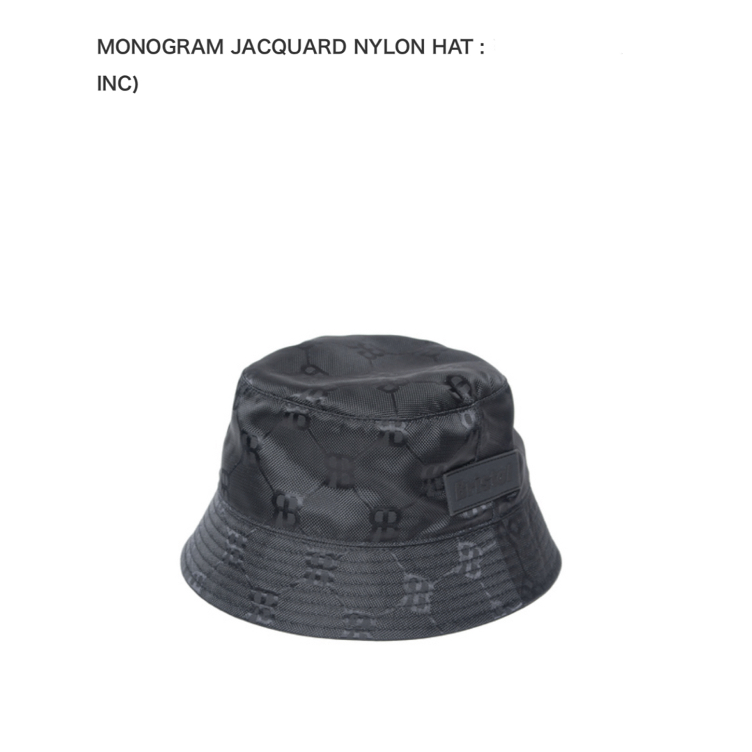 24SS fcrb MONOGRAM JACQUARD NYLON HAT