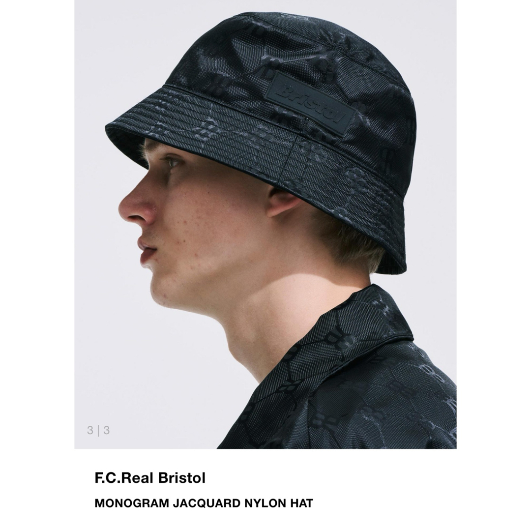 F.C.R.B.(エフシーアールビー)の24SS  fcrb MONOGRAM JACQUARD NYLON HAT メンズの帽子(ハット)の商品写真