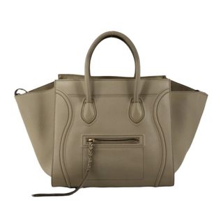 セリーヌ(celine)のセリーヌ ラゲージ ファントム レザー バッグ トートバッグ ベージュ(トートバッグ)