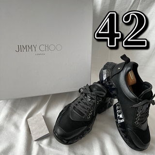 ジミーチュウ(JIMMY CHOO)の【サイズ42】ジミーチュウ ダイヤモンド スニーカー(スニーカー)