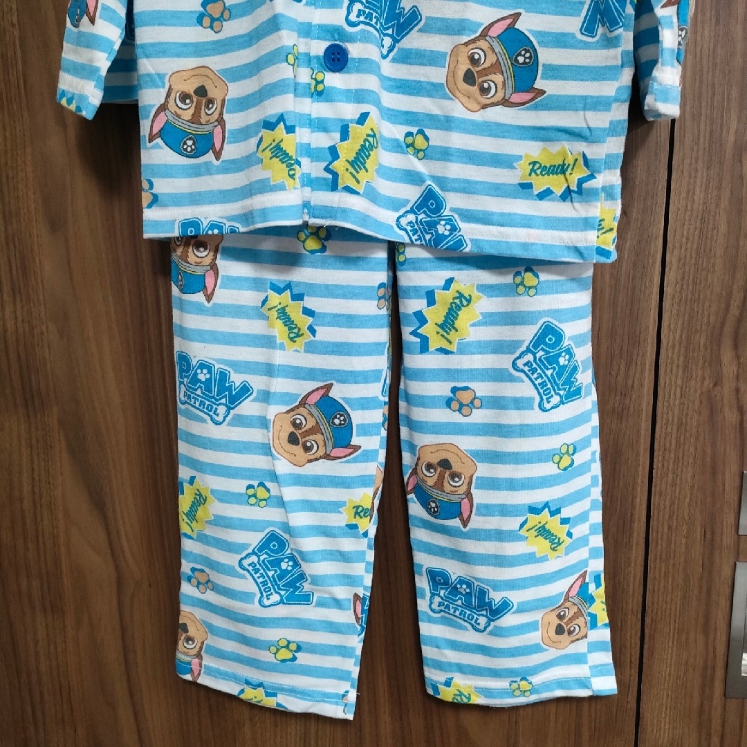 パウパト 長袖 半袖セットパジャマ／110センチ キッズ/ベビー/マタニティのキッズ服男の子用(90cm~)(パジャマ)の商品写真