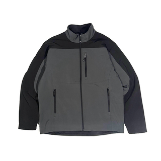 Continental soft shell jacket black grey(ナイロンジャケット)