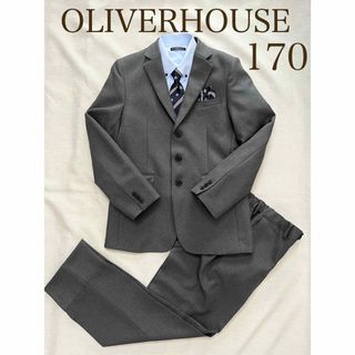 オリバーハウス(OLIVERHOUSE)の極美品☆170 オリバーハウス　フォーマル グレー　スーツ　セットアップ(ドレス/フォーマル)