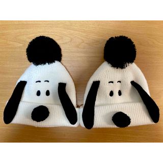 スヌーピー(SNOOPY)のスヌーピー　ニット帽子　キッズ(小道具)