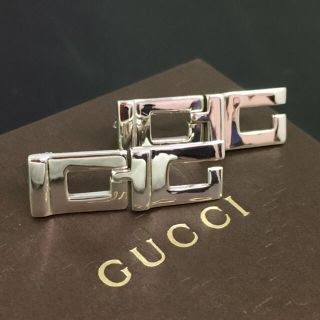 グッチ(Gucci)の美品 グッチ GUCCI Gロゴ ピアス シルバー 925 箱付き(ピアス)