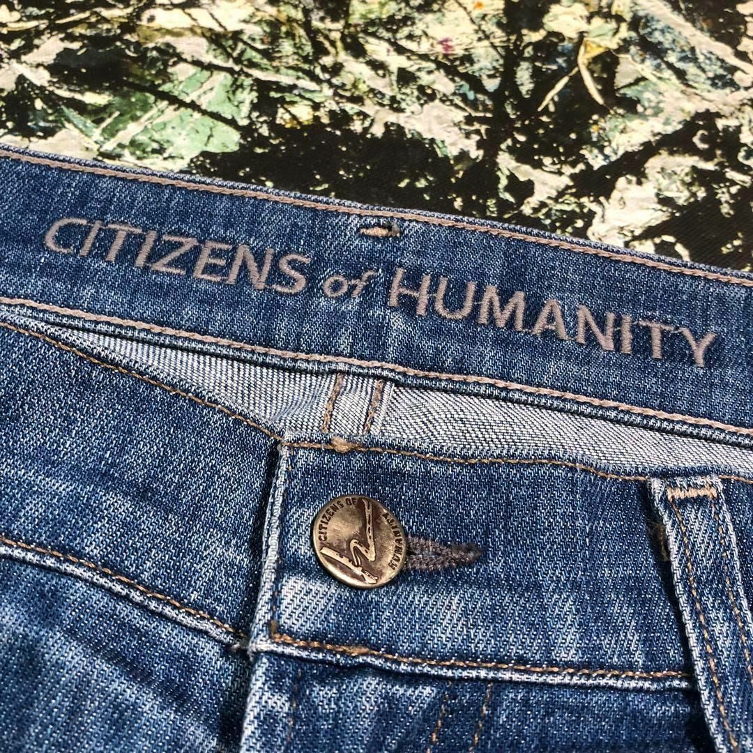 Citizens of Humanity(シティズンスオブヒューマニティ)の【美品】シチズンオブヒューマニティー-スリムフィットデニムパンツ サイズS レディースのパンツ(デニム/ジーンズ)の商品写真