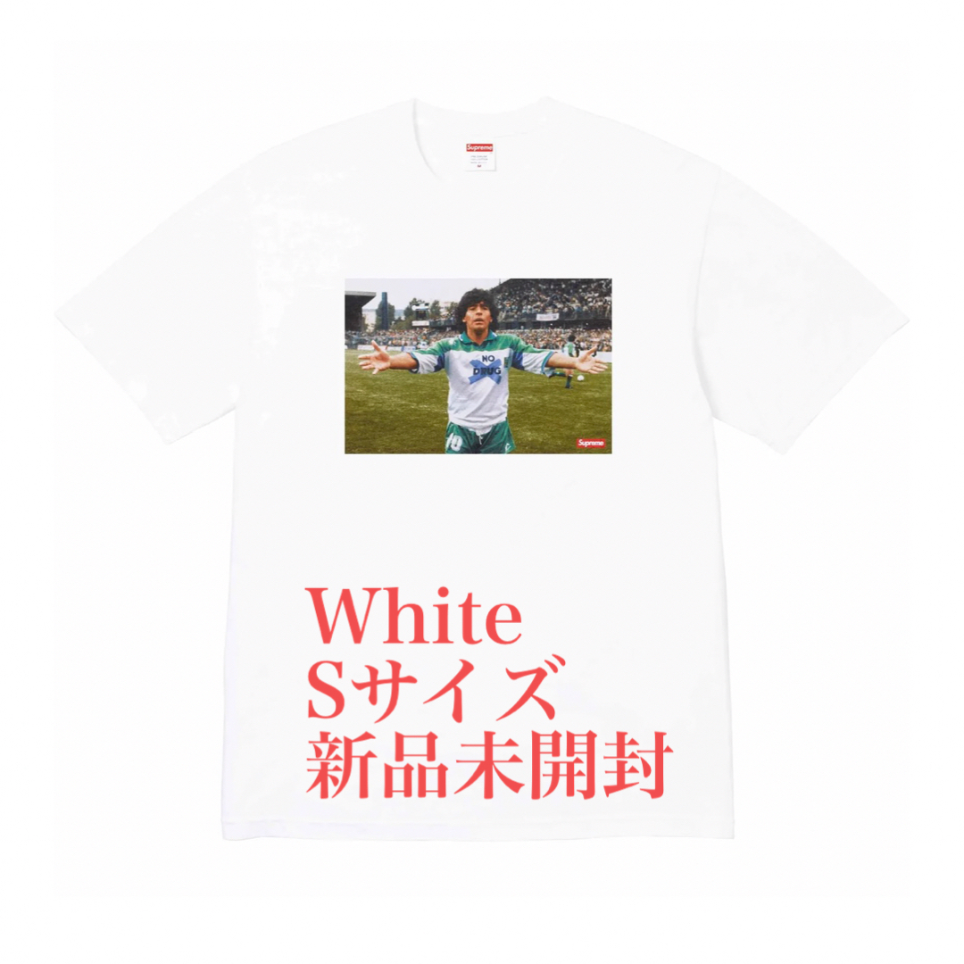 Supreme Maradona Tee White S 新品未開封 | フリマアプリ ラクマ