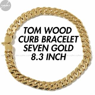 トムウッド(TOM WOOD)の8.3 トムウッド CURB ブレスレット ゴールド セブン シルバー カーブ(ブレスレット)