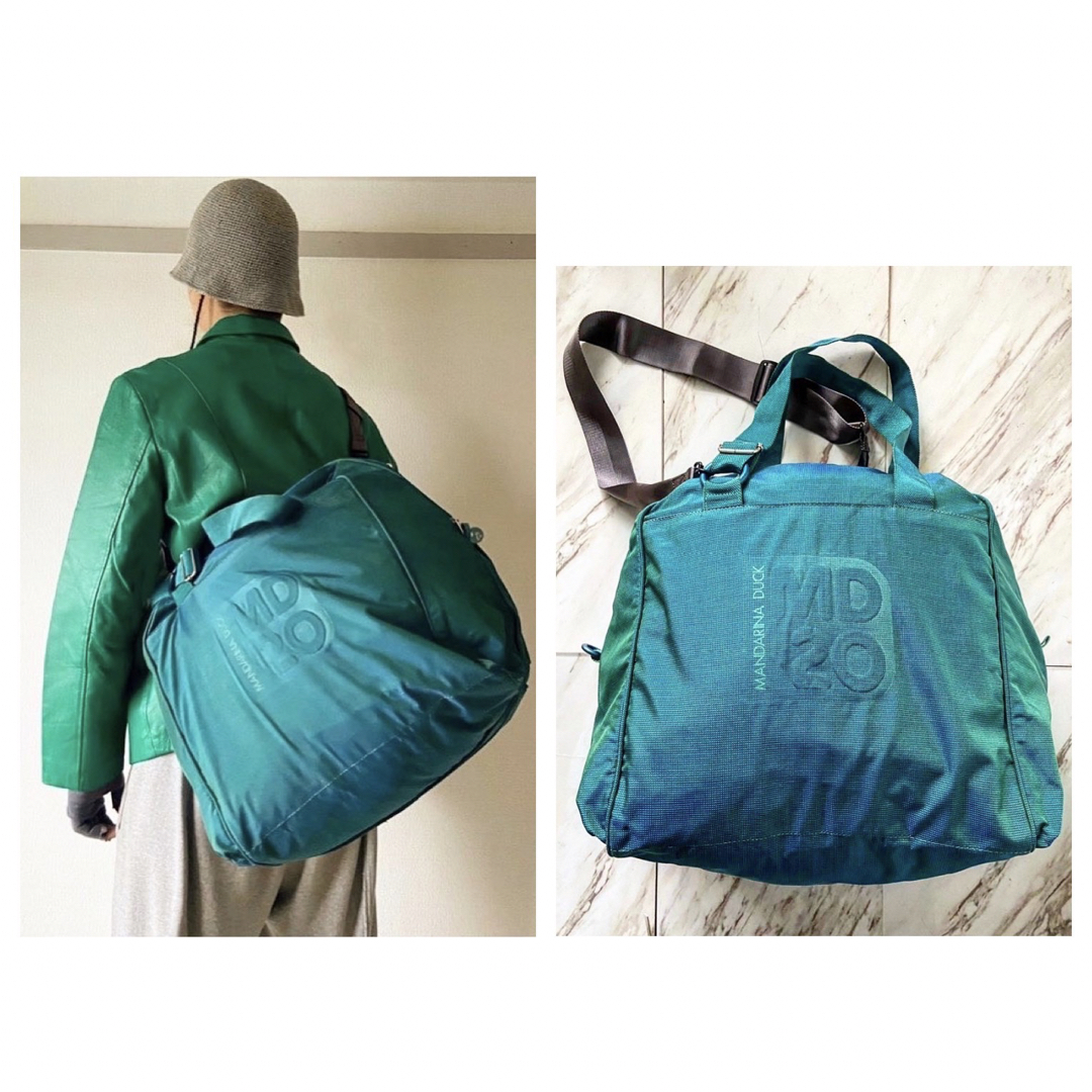 MANDARINA DUCK - 玉虫色 00s 〜 Y2K MANDARINA DUCK 大容量 MANDARINA DUCK - 玉虫色 00s 〜 Y2K MANDARINA DUCK 大容量