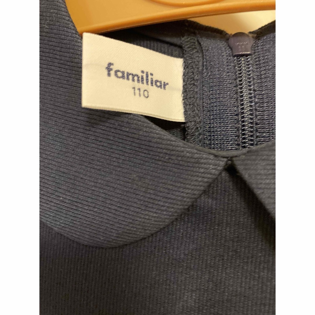 familiar(ファミリア)の着用1回のみ【familiar】ワンピース キッズ/ベビー/マタニティのキッズ服女の子用(90cm~)(ワンピース)の商品写真