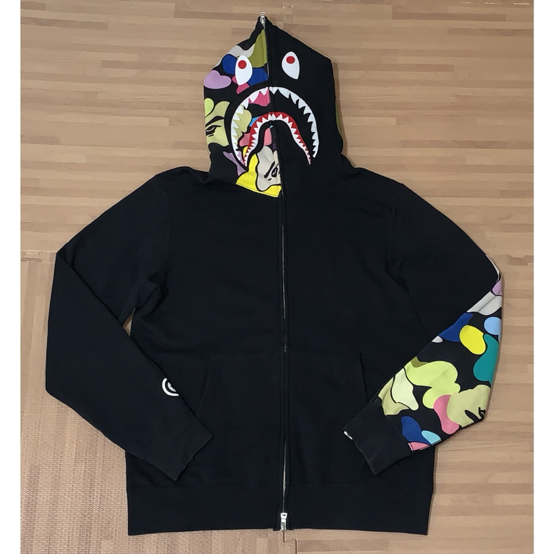 激レア A BATHING APE 表タオル地マルチカモパーカー Lサイズ個人保管