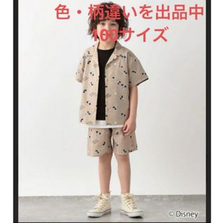 グローバルワーク(GLOBAL WORK)のグローバルワーク　ディズニー　セットアップ　半袖　シャツ　半ズボン　ハーフパンツ(Tシャツ/カットソー)