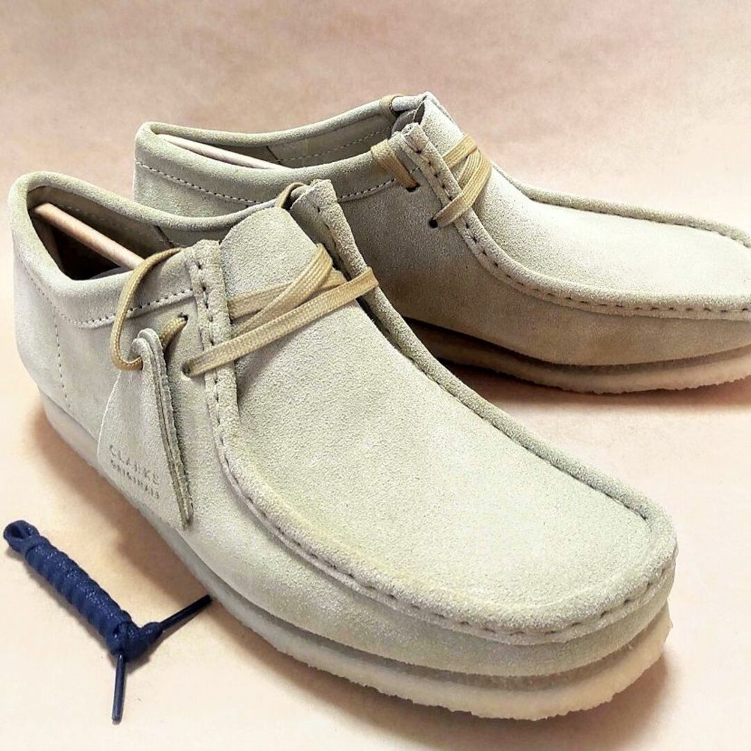 クラークスワラビーローCLARKS WALLABEE-LoメープルUK7.5正規 クラークスワラビーローCLARKS WALLABEE-LoメープルUK7.5正規