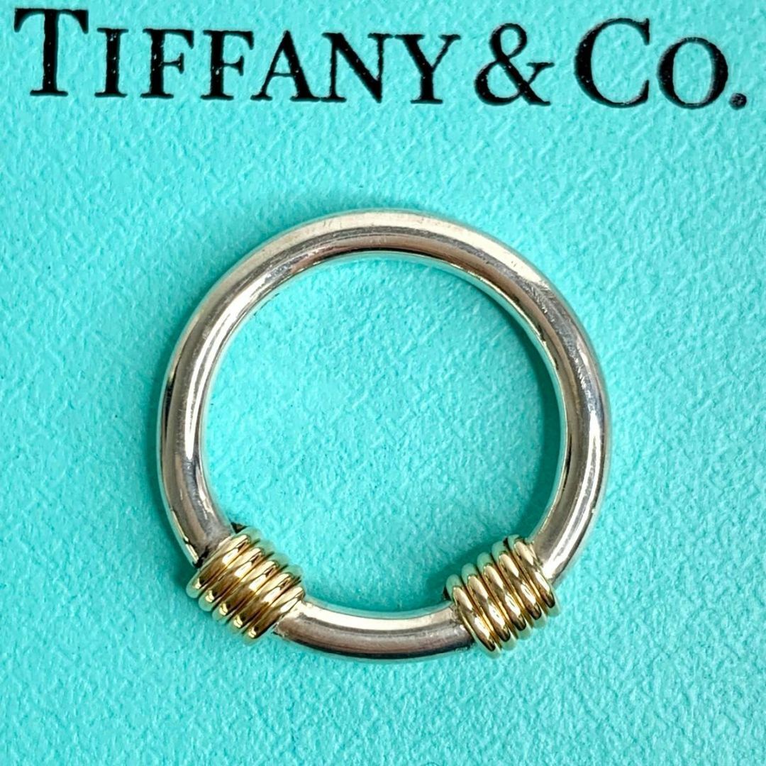 Tiffany & Co.(ティファニー)のティファニー コンビ バンドウィズ コイル リング 925 750 y11 レディースのアクセサリー(リング(指輪))の商品写真