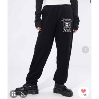 エックスガール(X-girl)のMY EMOTIONS ZIP UP SWEAT HOODIE PANTS(その他)