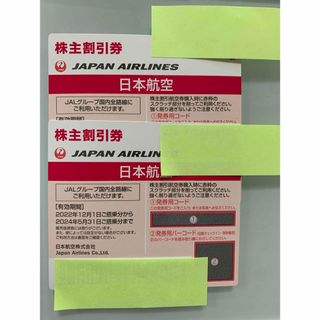 ジャル(ニホンコウクウ)(JAL(日本航空))のJAL株主優待券　2枚組　2024年5月31日(その他)