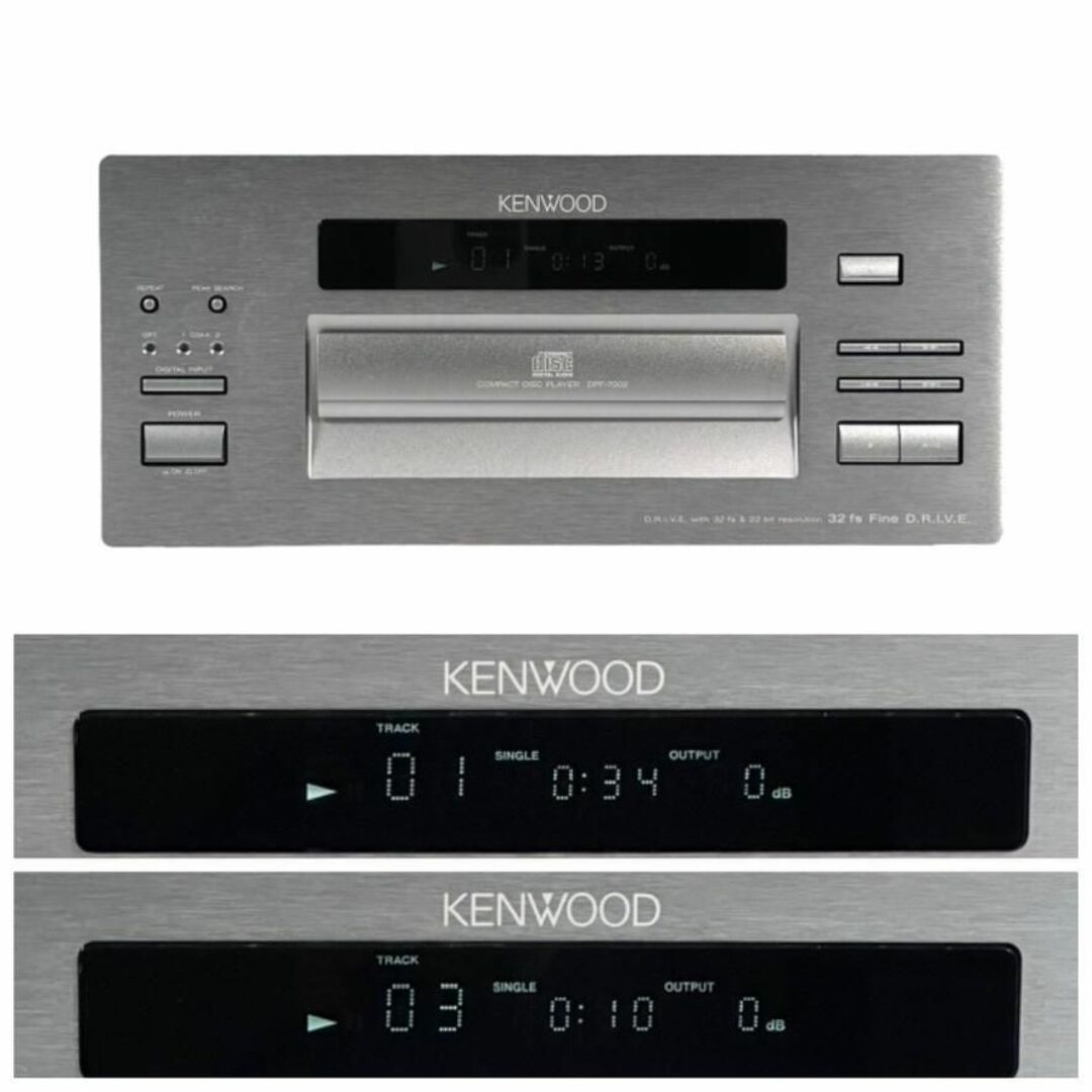 KENWOOD(ケンウッド)の優良動作品 KENWOOD ケンウッド K's DPF-7002 CDプレーヤー スマホ/家電/カメラのオーディオ機器(その他)の商品写真