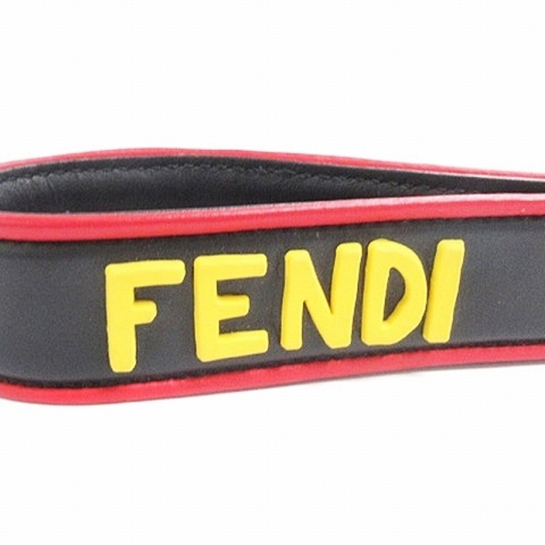 FENDI(フェンディ)のフェンディ ファンタスティック ストラップ キーホルダー レザー 黒 ☆AA★ メンズのファッション小物(その他)の商品写真