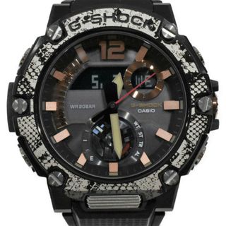 カシオ(CASIO)の【箱・保証書あり】 CASIO
G-SHOCK　G-STEEL GST-B300WLP-1AJR　ラバーベルト　タフソーラー　腕時計　WILDLIFE PROMISINGコラボ　2020年モデル　パイソン　メンズ【中古】松山久万ノ台店(腕時計(アナログ))