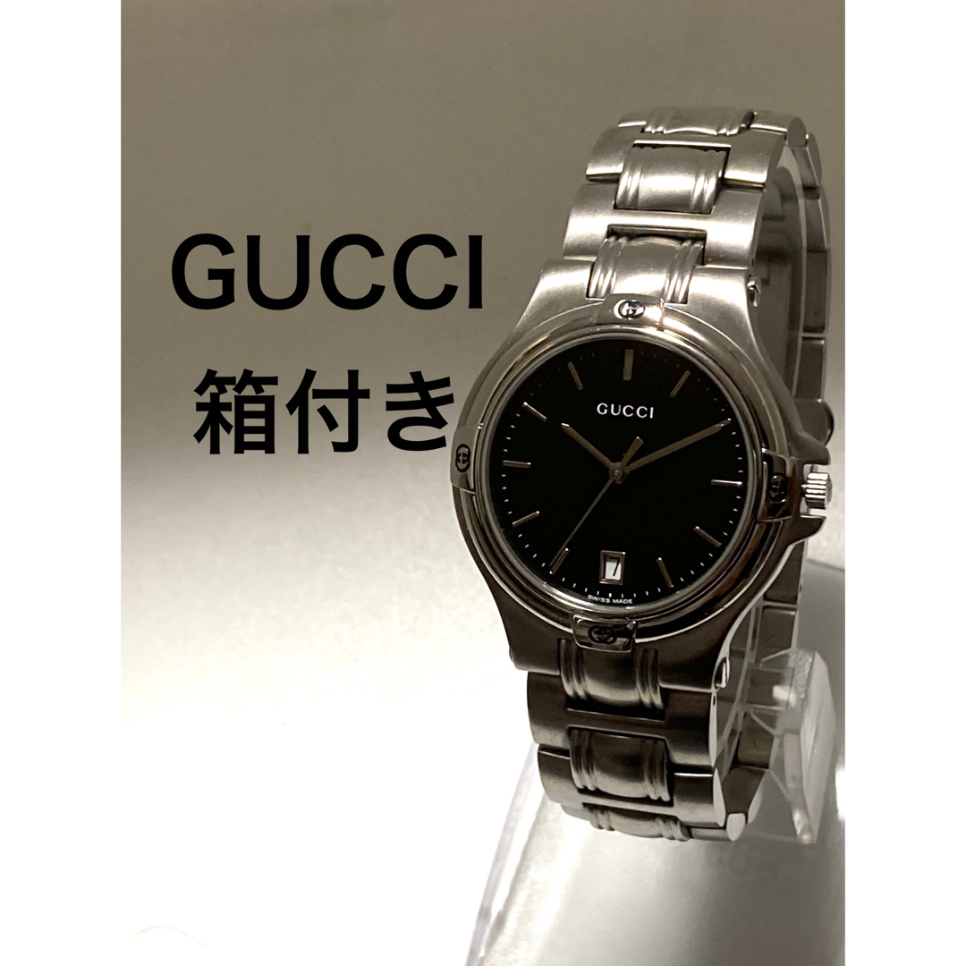 GUCCI - 極美品! GUCCI グッチ 電池新品 男女兼用 ユニセックス GUCCI - 極美品! GUCCI グッチ 電池新品 男女兼用 ユニセックス