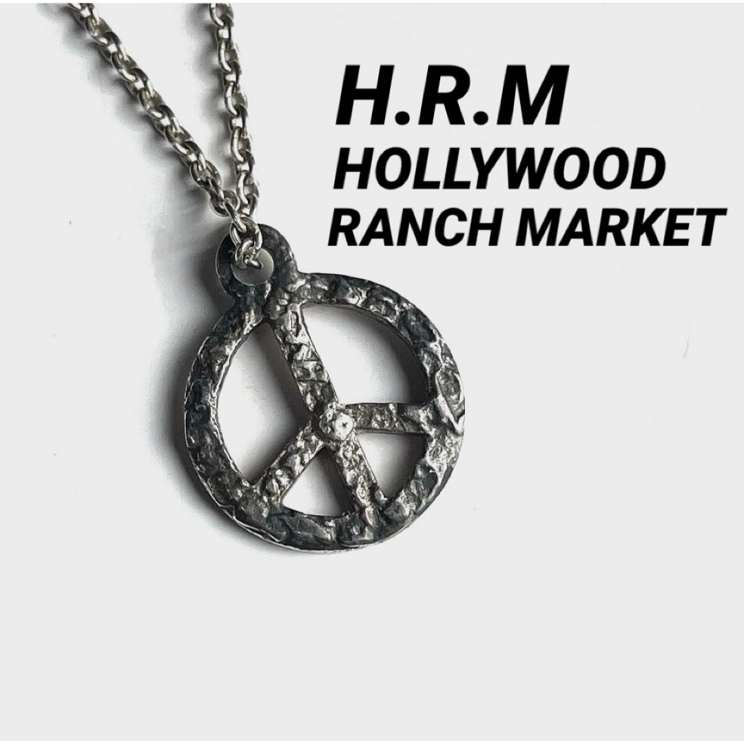 HOLLYWOOD RANCH MARKET(ハリウッドランチマーケット)のハリウッドランチマーケット/ PEACE マーク925 SILVER ネックレス メンズのアクセサリー(ネックレス)の商品写真