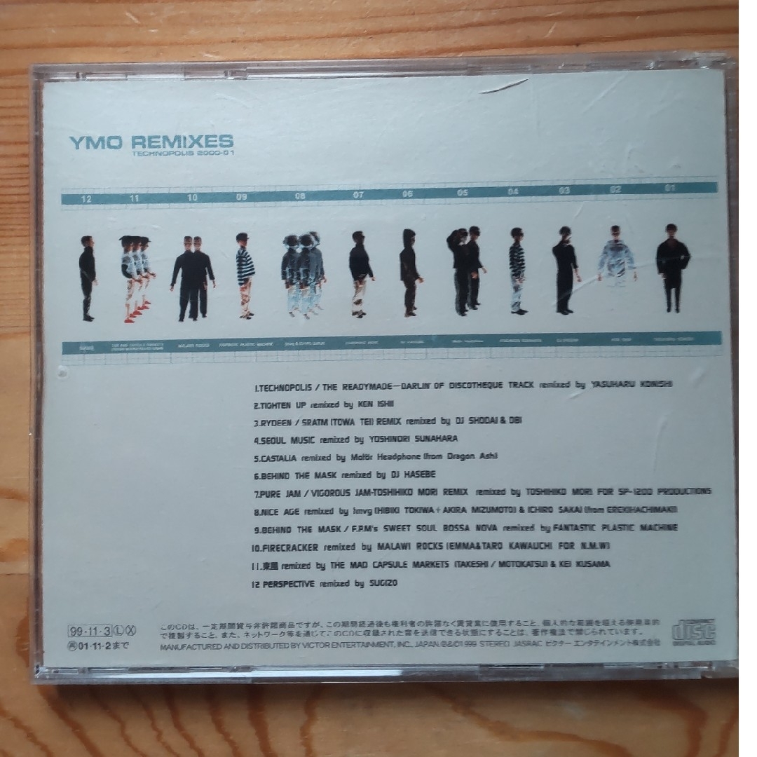 Victor(ビクター)のYMO-REMIXES　TECHNOPOLIS　2000-01 エンタメ/ホビーのCD(ポップス/ロック(邦楽))の商品写真