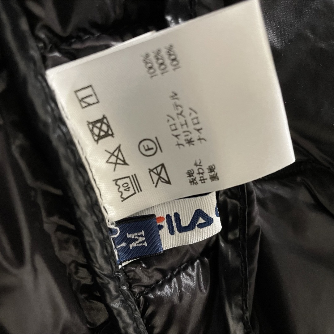 FILA(フィラ)の【美品】FILA GOLFフィラゴルフ/ダウンベスト/黒ブラック/M  スポーツ/アウトドアのゴルフ(ウエア)の商品写真