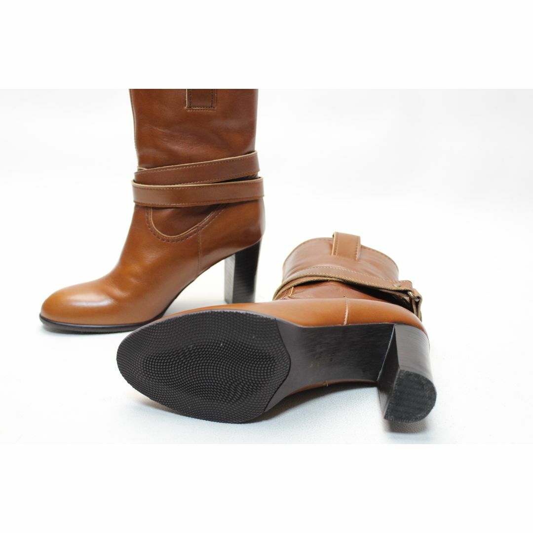 DIANA(ダイアナ)のDIANA ダイアナ 本革ベルトデザインブーツ(22ｃｍ)超美品 レディースの靴/シューズ(ブーツ)の商品写真