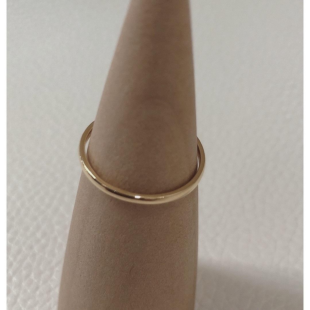 K18 18金　リング　指輪　新品　9号 レディースのアクセサリー(リング(指輪))の商品写真