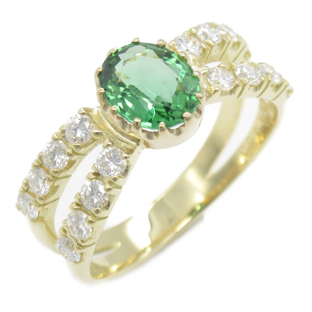 ジュエリー クロムトルマリン ダイヤモンド リング リング・指輪 レディースのアクセサリー(リング(指輪))の商品写真