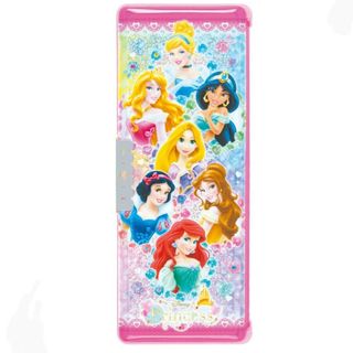 ディズニー(Disney)のディズニー プリンセス 筆入れ  筆箱  女の子 新品 両面 マチック ピンク(キャラクターグッズ)