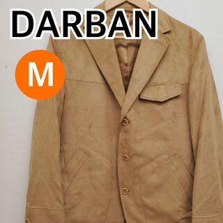 ダーバン(D’URBAN)のDARBAN ジャケット テーラードジャケット 合皮  薄茶系  M【CT58】(テーラードジャケット)