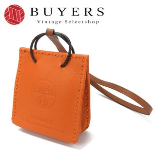 エルメス(Hermes)の【中古】 エルメス バッグチャーム サックオランジュ アニョーミロ オレンジ Y刻印 ショッパー 小物 レディース 女性 HERMES(チャーム)