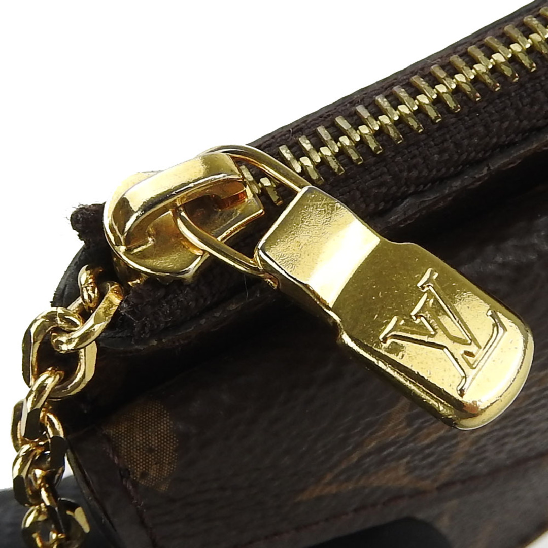 LOUIS VUITTON(ルイヴィトン)の【中古】 ルイ・ヴィトン カードケース ポルト カルト・レクト ヴェルソ M69431 モノグラムキャンバス ブラウン ブラック ゴールド金具 小物 コインケース レディース 女性 LOUIS VUITTON レディースのファッション小物(パスケース/IDカードホルダー)の商品写真