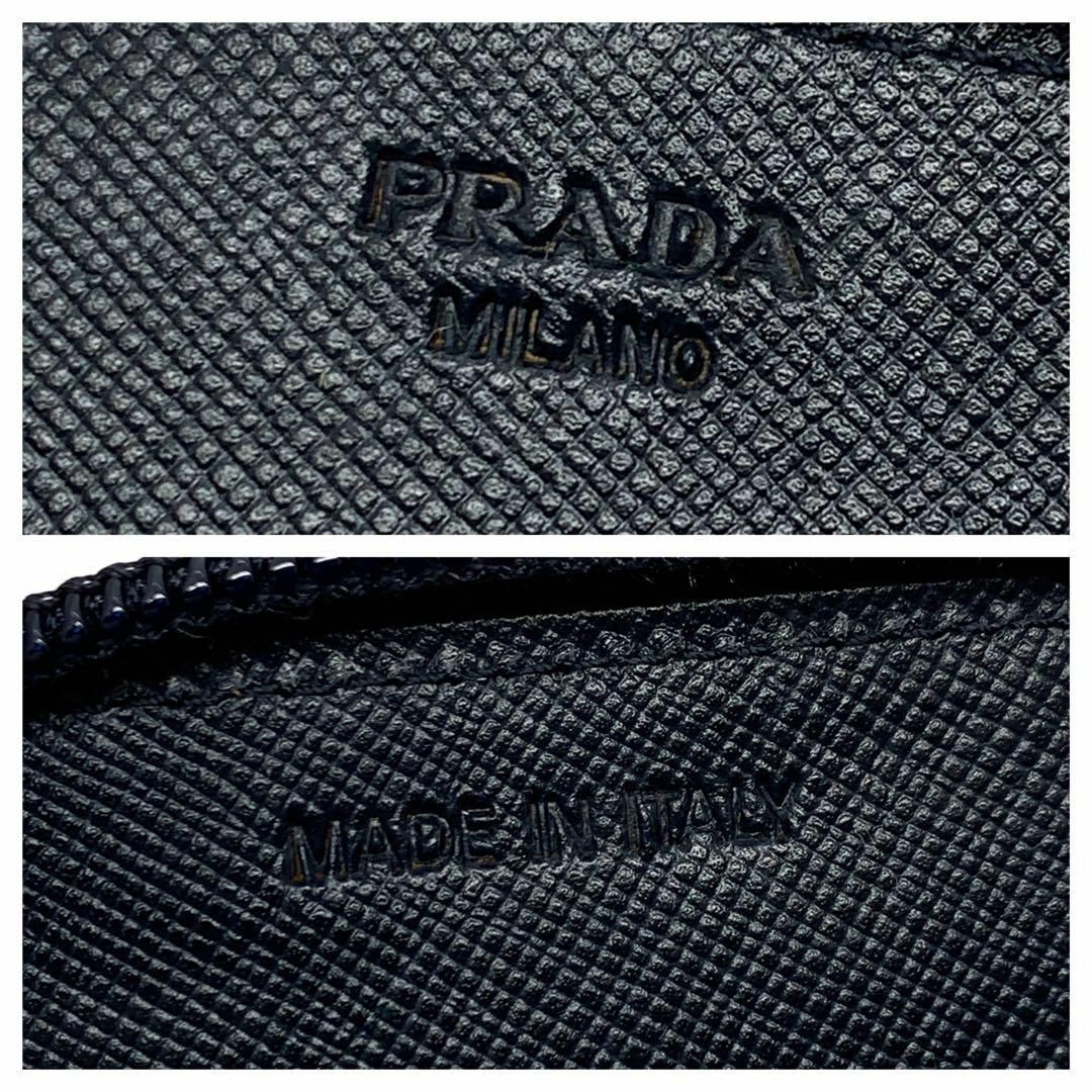 PRADA(プラダ)の☆良品☆PRADA サフィアーノレザー ネイビー コインケース#0276s94 レディースのファッション小物(コインケース)の商品写真