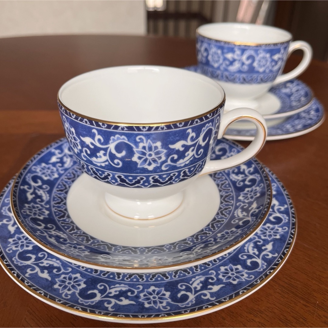 WEDGWOOD(ウェッジウッド)の【希少品】ウェッジウッド★ボカラ★トリオ　ペア インテリア/住まい/日用品のキッチン/食器(食器)の商品写真