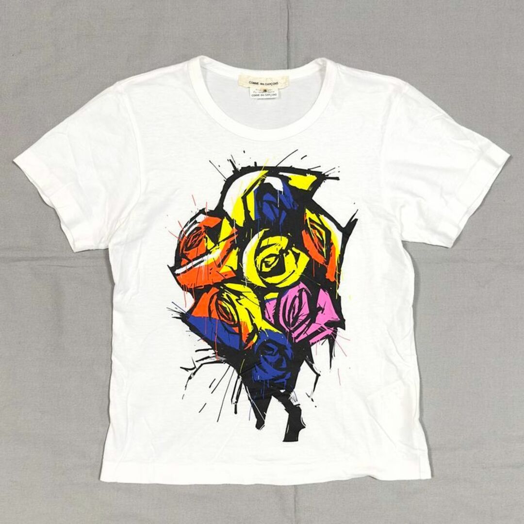 COMME des GARCONS(コムデギャルソン)の15SS COMME des GARCONS 薔薇と血 ローズ Tシャツ XS レディースのトップス(Tシャツ(半袖/袖なし))の商品写真