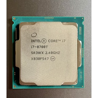 インテル(intel)の動作確認済 Intel Core i7-8700T 2.40GHz TDP35w(PCパーツ)