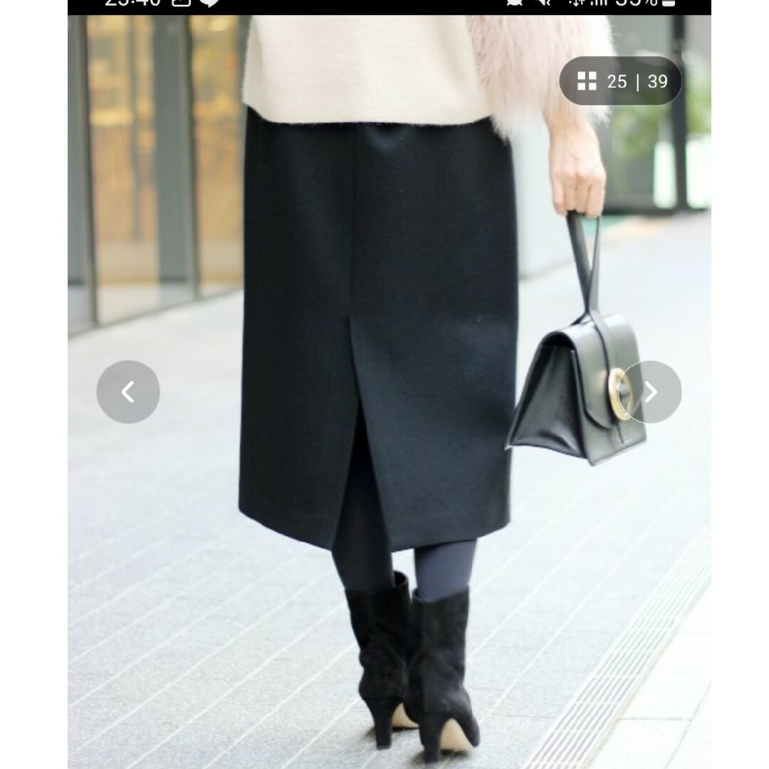 IENA(イエナ)のIENA×Naoko Tsuji チェックバイカラースカート レディースのスカート(ひざ丈スカート)の商品写真