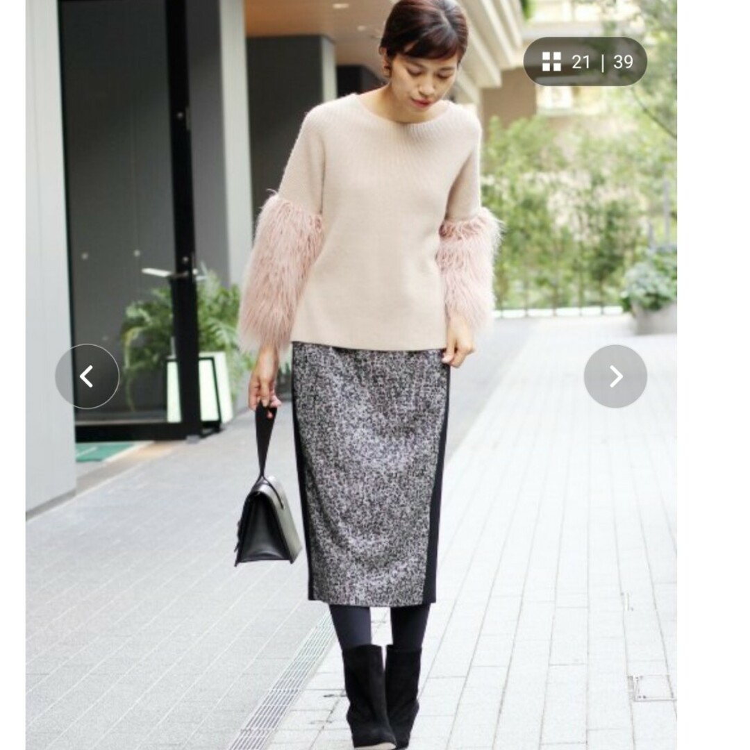 IENA(イエナ)のIENA×Naoko Tsuji チェックバイカラースカート レディースのスカート(ひざ丈スカート)の商品写真